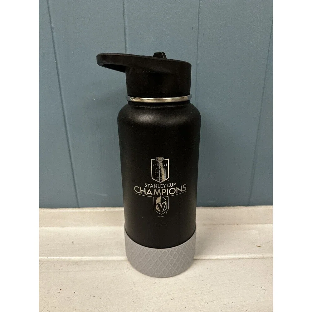 Vegas Golden Knights 2023 Stanley Cup Champions THIRST Hydration Water Bottle‎